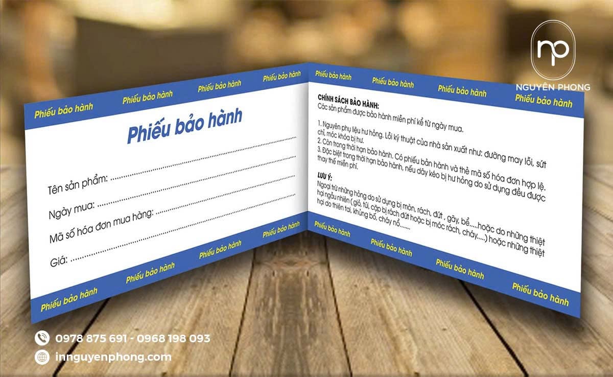 Phiếu Bảo Hành Sản Phẩm Là Gì? Các Mẫu Phiếu Bảo Hành Phổ Biến Ra Sao?